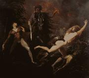 Johann Heinrich Fuseli Theodore Meets in the Wood the Spectre of His Ancestor Guido Cavalcanti oil